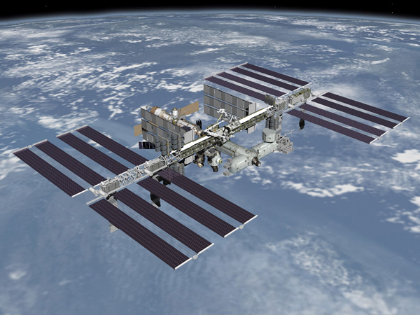 Russian Mir space station had four research modules connected to a